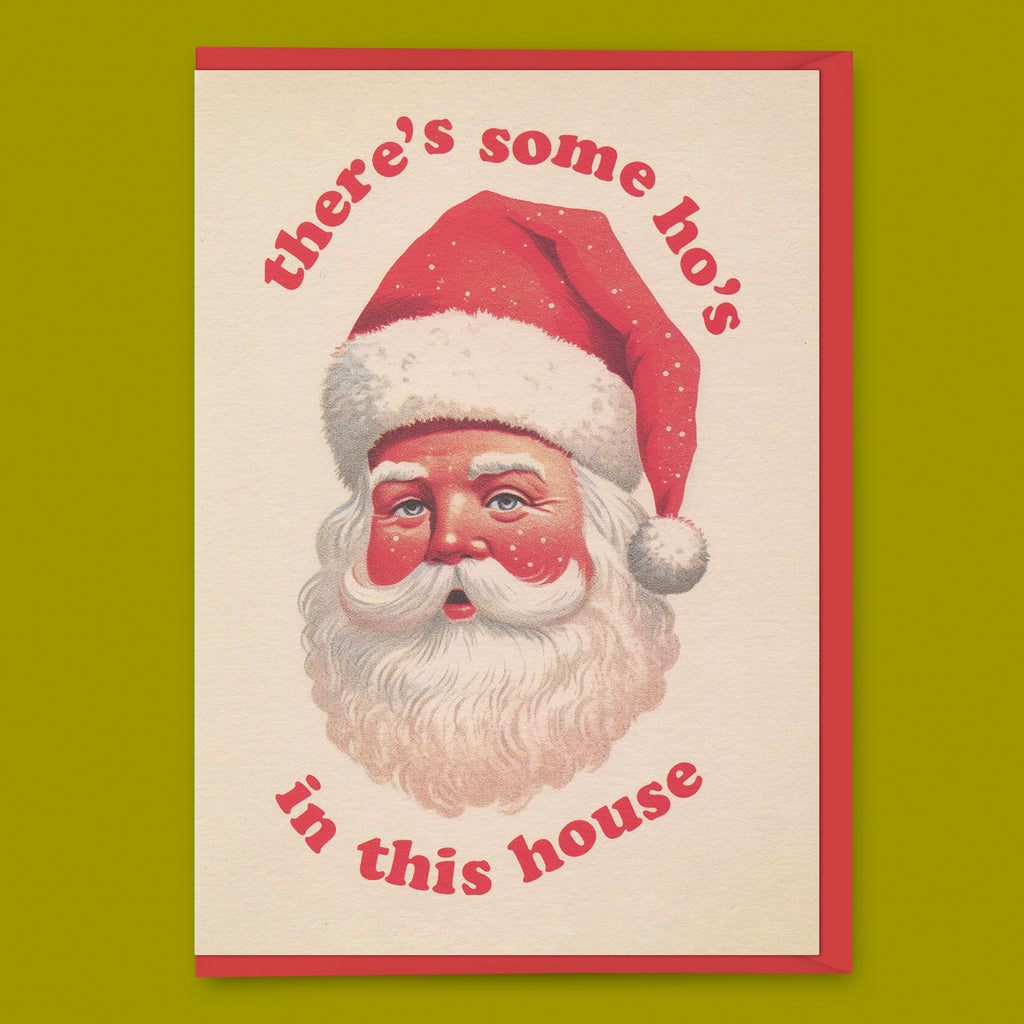 Ohh Deer Grußkarte “Some Ho's” | Lustiger Weihnachtsgruß | Ohh Deer