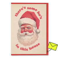 Ohh Deer Grußkarte “Some Ho's” | Lustiger Weihnachtsgruß | Ohh Deer