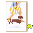 ALL THE WAYS TO SAY Grußkarte “Summer Dachshund” | Sommergrüße mit Dackelcharme | ALL THE WAYS TO SAY