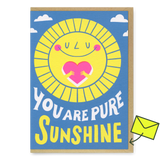 Ohh Deer Grußkarte “You are pure Sunshine” | Sonniger Freundschaftsgruß | Ohh Deer