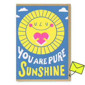 Ohh Deer Grußkarte “You are pure Sunshine” | Sonniger Freundschaftsgruß | Ohh Deer