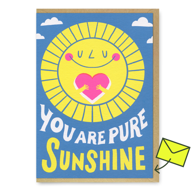 Ohh Deer Grußkarte “You are pure Sunshine” | Sonniger Freundschaftsgruß | Ohh Deer