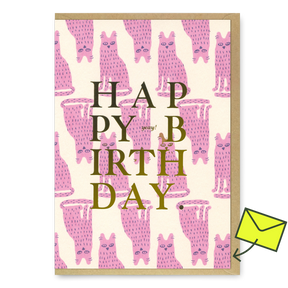 ALL THE WAYS TO SAY Grußkarte “Happy Birthday Stinky Cat” | Frech & flauschig zum Geburtstag | ALL THE WAYS TO SAY