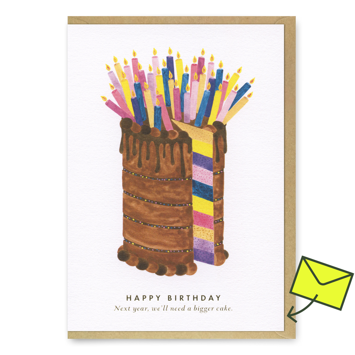 ALL THE WAYS TO SAY Grußkarte “Bigger Cake” | Süße Grüße für Naschkatzen | ALL THE WAYS TO SAY