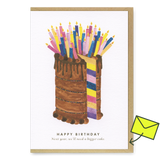 ALL THE WAYS TO SAY Grußkarte “Bigger Cake” | Süße Grüße für Naschkatzen | ALL THE WAYS TO SAY