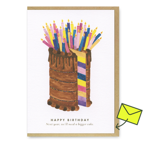 ALL THE WAYS TO SAY Grußkarte “Bigger Cake” | Süße Grüße für Naschkatzen | ALL THE WAYS TO SAY