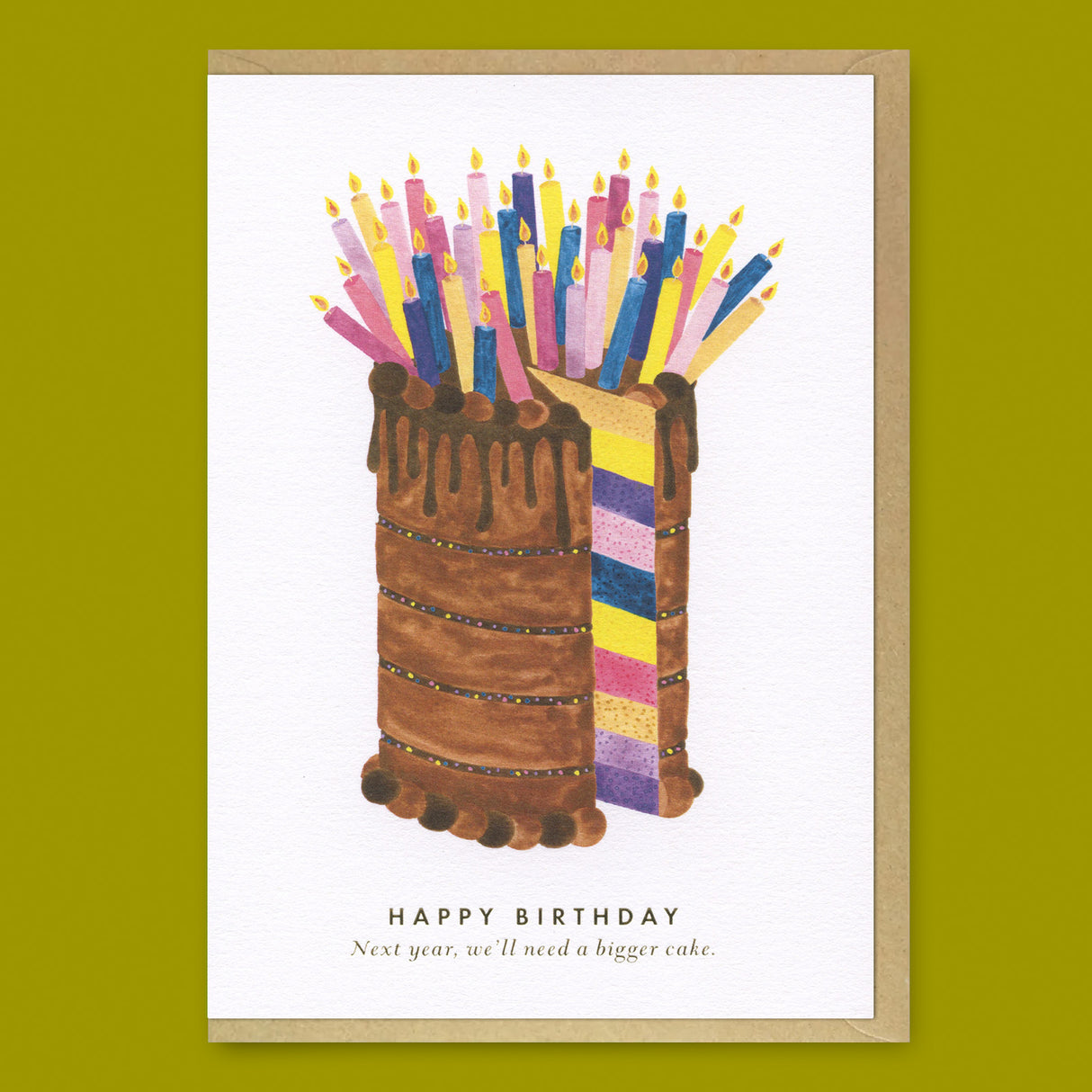 ALL THE WAYS TO SAY Grußkarte “Bigger Cake” | Süße Grüße für Naschkatzen | ALL THE WAYS TO SAY
