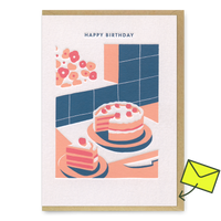 Ohh Deer Grußkarte “Happy Birthday Cake” | Süßer Geburtstagsklassiker | Ohh Deer