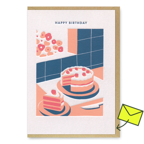 Ohh Deer Grußkarte “Happy Birthday Cake” | Süßer Geburtstagsklassiker | Ohh Deer