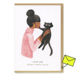 ALL THE WAYS TO SAY Grußkarte “As much as my cat” | Liebe mit Katzenhumor | ALL THE WAYS TO SAY