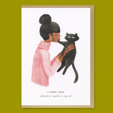ALL THE WAYS TO SAY Grußkarte “As much as my cat” | Liebe mit Katzenhumor | ALL THE WAYS TO SAY