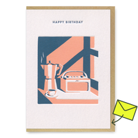 Ohh Deer Grußkarte “Happy Birthday Coffee” | Kaffeegruß zum Geburtstag | Ohh Deer