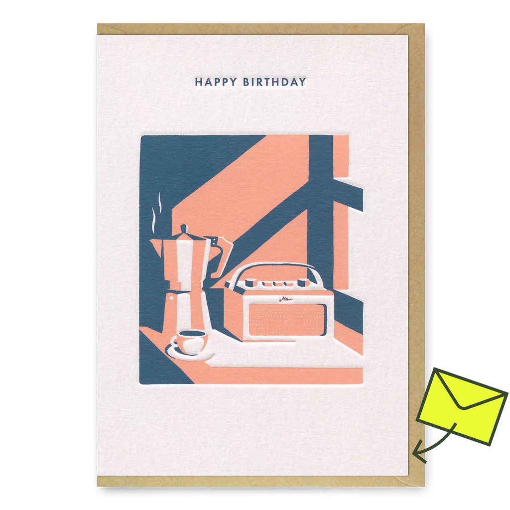 Ohh Deer Grußkarte “Happy Birthday Coffee” | Kaffeegruß zum Geburtstag | Ohh Deer