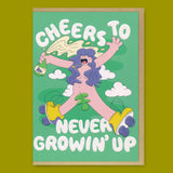 Studio Boketto Grußkarte “Growin Up” | Charmanter Gruß fürs Älterwerden | Studio Boketto