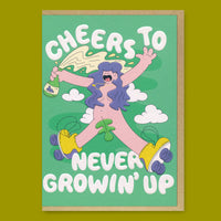 Studio Boketto Grußkarte “Growin Up” | Charmanter Gruß fürs Älterwerden | Studio Boketto