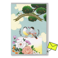 Ohh Deer Grußkarte “Wedding Congrats Birds” | Zur Hochzeit mit Stil | Ohh Deer