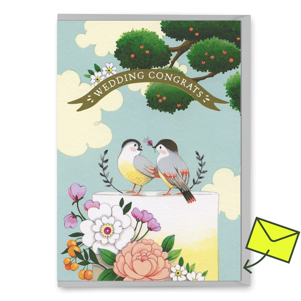 Ohh Deer Grußkarte “Wedding Congrats Birds” | Zur Hochzeit mit Stil | Ohh Deer