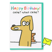Ohh Deer Grußkarte “Cake? What Cake?” | Für alle Kuchenfans | Ohh Deer