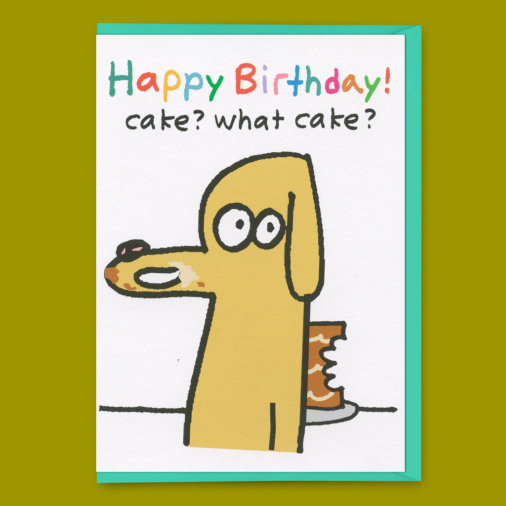 Ohh Deer Grußkarte “Cake? What Cake?” | Für alle Kuchenfans | Ohh Deer