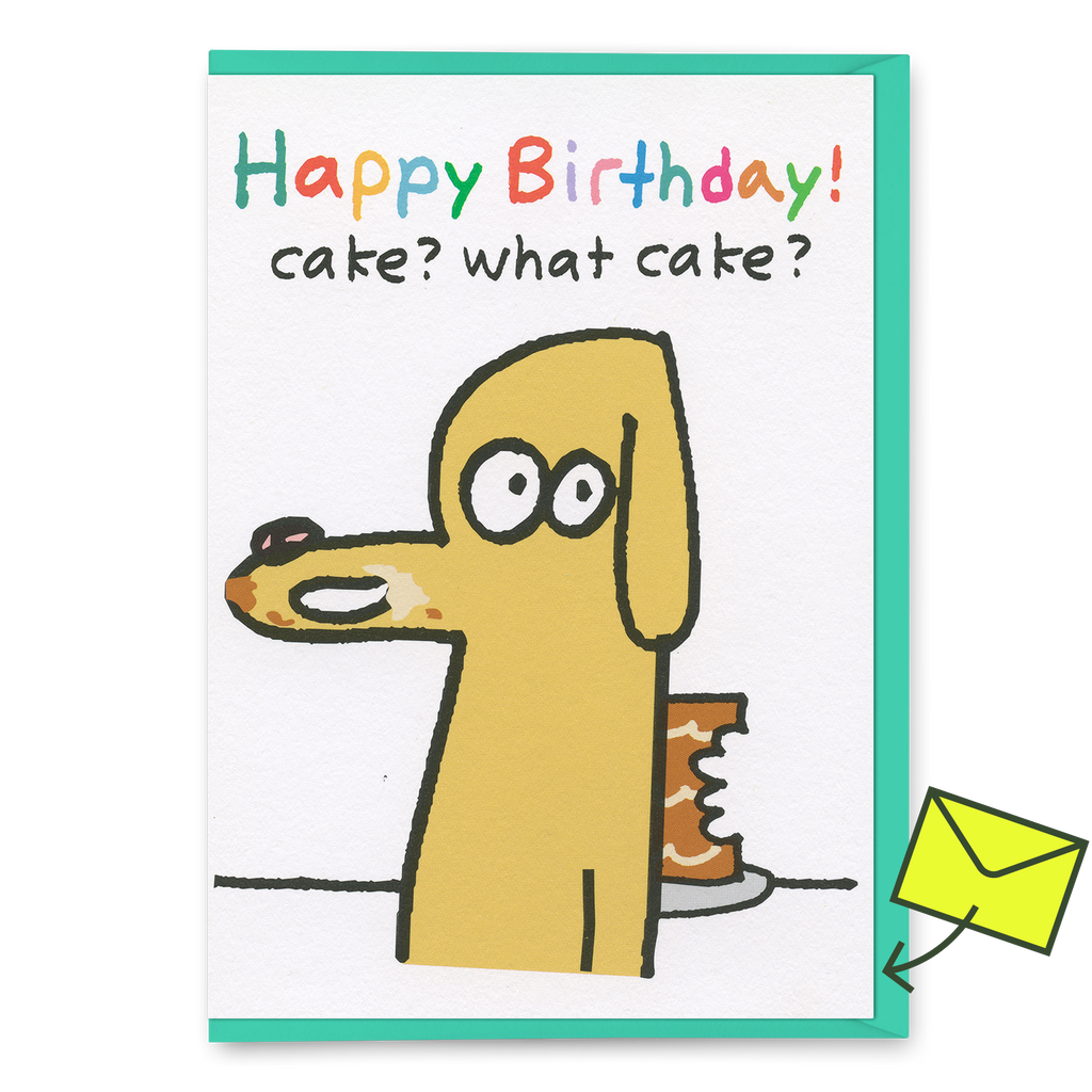 Ohh Deer Grußkarte “Cake? What Cake?” | Für alle Kuchenfans | Ohh Deer