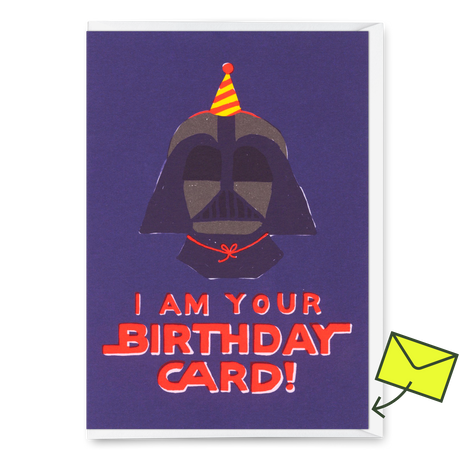 Deli Cards Grußkarte "I am your birthday card" | Lustige Klappkarte zum Geburtstag