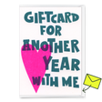 Deli Cards Grußkarte "Another year" | Lustige Gutschein-Karte für jeden Anlass