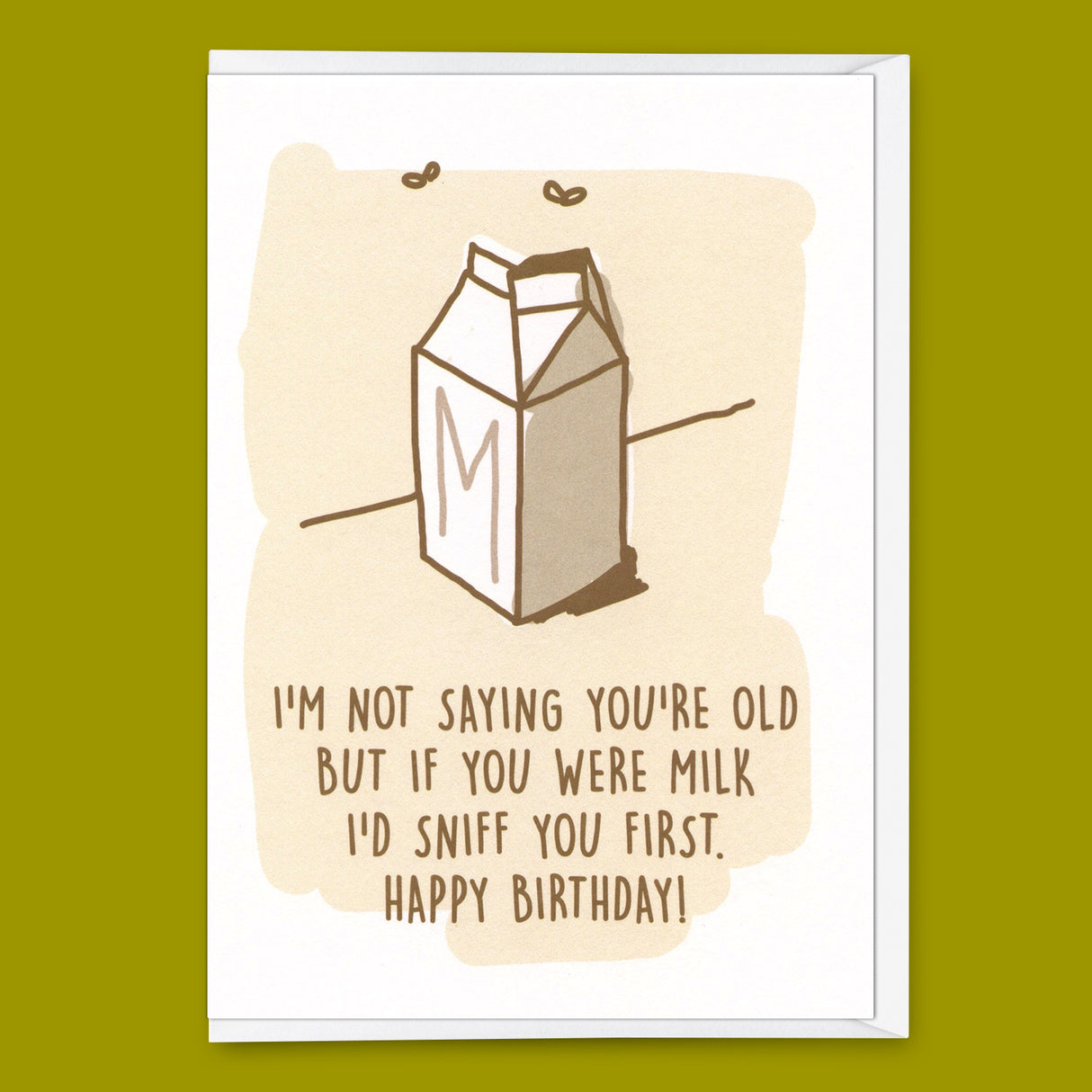 Deli Cards Grußkarte "If you were milk" | Lustige Klappkarte mit Spruch zum Geburtstag