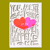 Deli Cards Grußkarte "You are the best thing" | Schöne Klappkarte für Verliebte