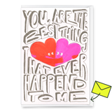 Deli Cards Grußkarte "You are the best thing" | Schöne Klappkarte für Verliebte