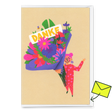 Deli Cards Grußkarte "Danke Bouqet" | Lustige Klappkarte mit Spruch zum Geburtstag