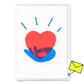 Deli Cards Grußkarte "Heart" | Schöne Klappkarte für Verliebte