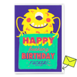 Deli Cards Grußkarte "Happy fucking birthday" | Lustige Klappkarte zum Geburtstag