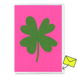 Deli Cards Grußkarte "Four leaf clover" | Schöne Klappkarte
