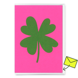 Deli Cards Grußkarte "Four leaf clover" | Schöne Klappkarte