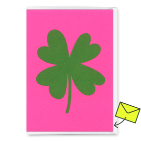Deli Cards Grußkarte "Four leaf clover" | Schöne Klappkarte