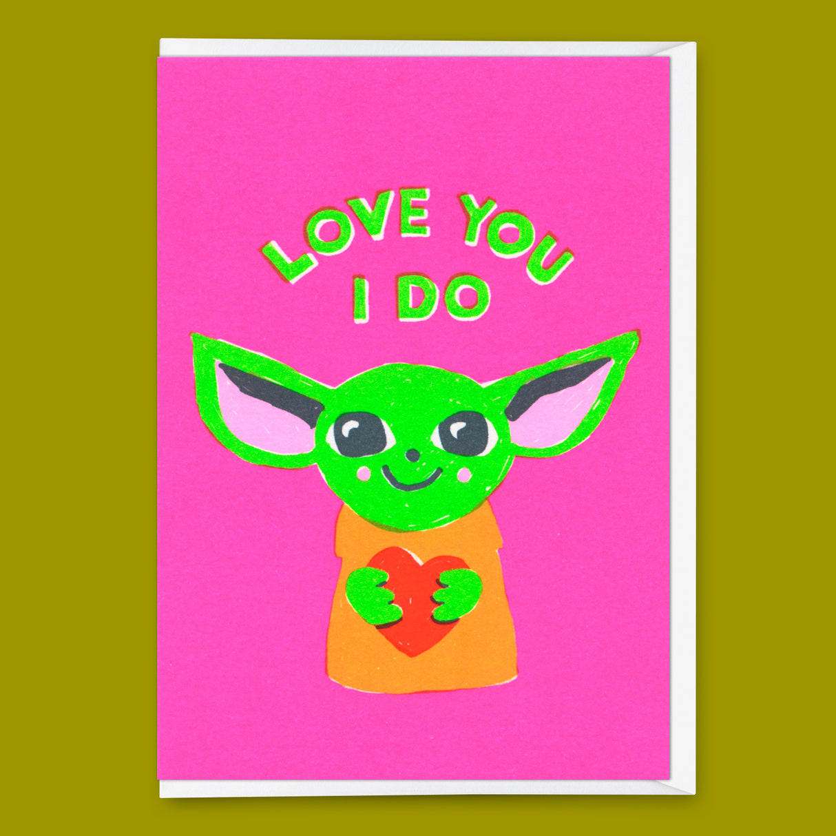 Deli Cards Grußkarte "Love you I do" | Lustige Klappkarte für Verliebte