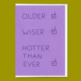 Deli Cards Grußkarte "Hotter than ever" | Lustige Klappkarte zum Geburtstag