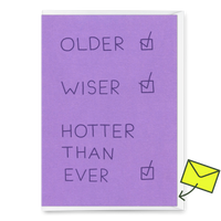 Deli Cards Grußkarte "Hotter than ever" | Lustige Klappkarte zum Geburtstag