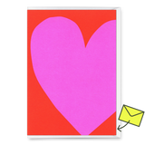 Deli Cards Grußkarte "Purple heart" | Schöne Klappkarte für Verliebte