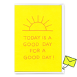 Deli Cards Grußkarte "Good day" | Coole Klappkarte mit Spruch für jeden Anlass