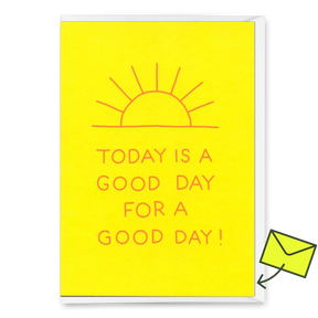 Deli Cards Grußkarte "Good day" | Coole Klappkarte mit Spruch für jeden Anlass