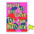 Deli Cards Grußkarte "Tag zum Knutschen" | Besondere Klappkarte für Verliebte