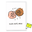 Deli Cards Grußkarte "Alles Gute Brudi" | Coole Klappkarte für jeden Anlass