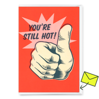 Deli Cards Grußkarte "You´re still hot" | Lustige Klappkarte zum Geburtstag
