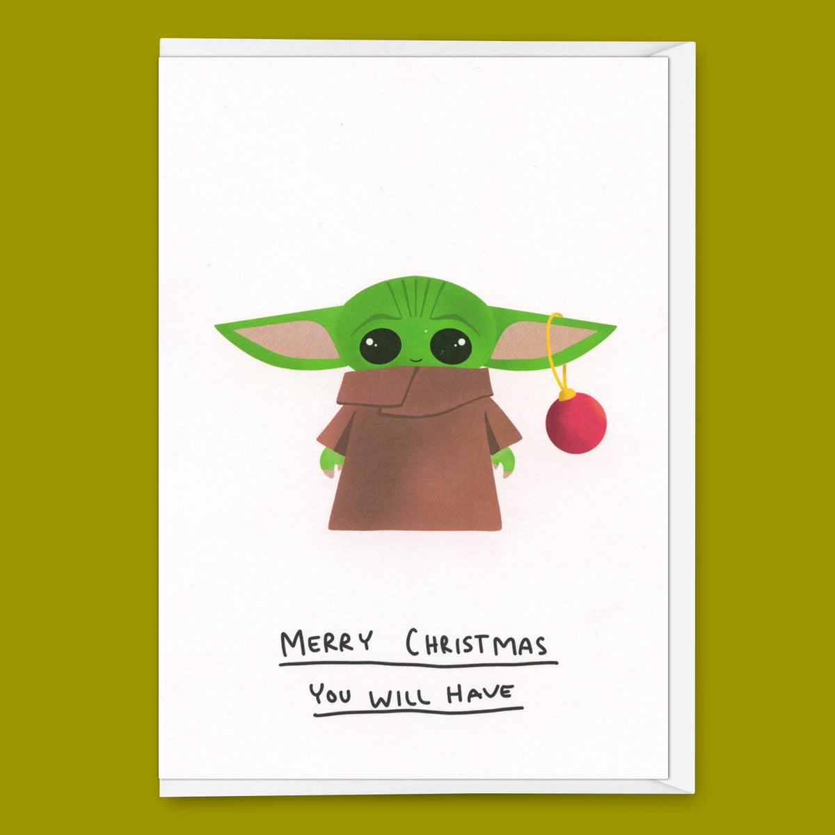 Deli Cards Grußkarte "Merry Christmas you will have" | Lustige Klappkarte zu Weihnachten