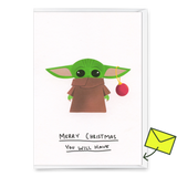 Deli Cards Grußkarte "Merry Christmas you will have" | Lustige Klappkarte zu Weihnachten