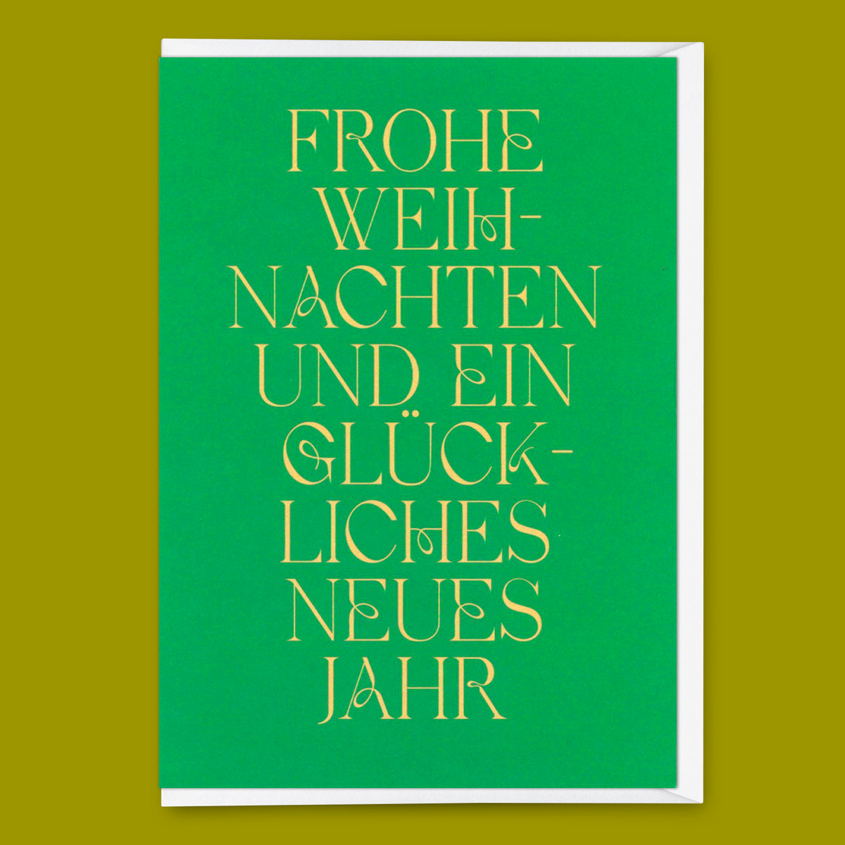 Deli Cards Grußkarte "Frohe Weihnachten und ein..." | Schöne Klappkarte zu Weihnachten