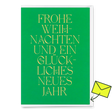Deli Cards Grußkarte "Frohe Weihnachten und ein..." | Schöne Klappkarte zu Weihnachten
