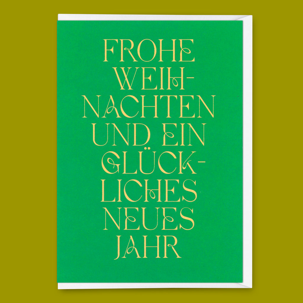 Deli Cards Grußkarte "Frohe Weihnachten und ein..." | Schöne Klappkarte zu Weihnachten