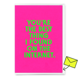 Deli Cards Grußkarte "You´re the best thing" | Coole Klappkarte für Verliebte